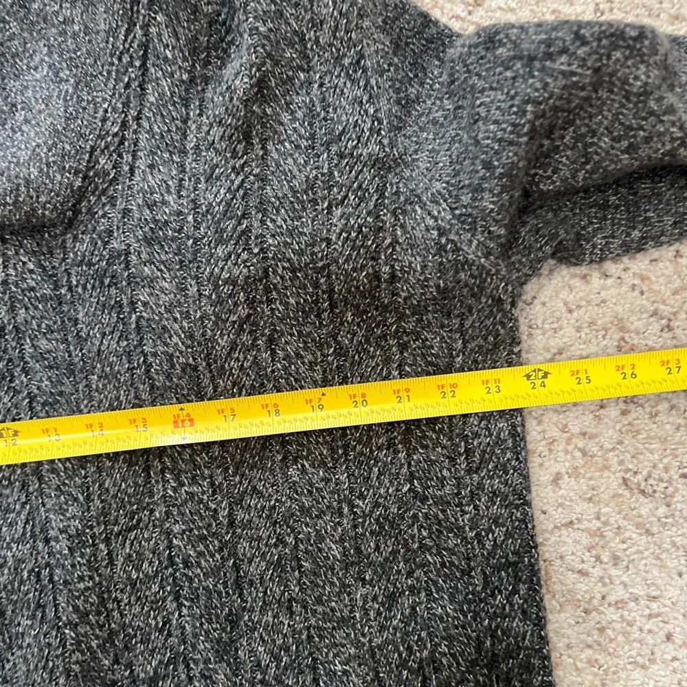 Banana Republic Men Size XL gray shawl‎ Neck Lambs Wool Casual work preppy smart